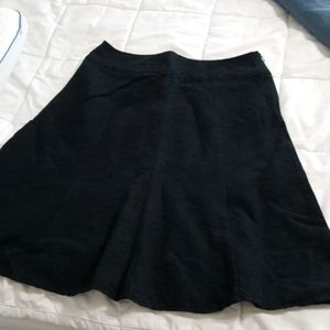 Stunning Black Skirt with Flower Details